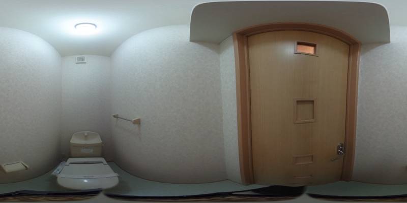 パノラマ画像トイレ