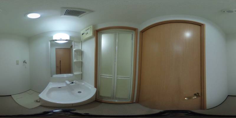 パノラマ画像洗面所