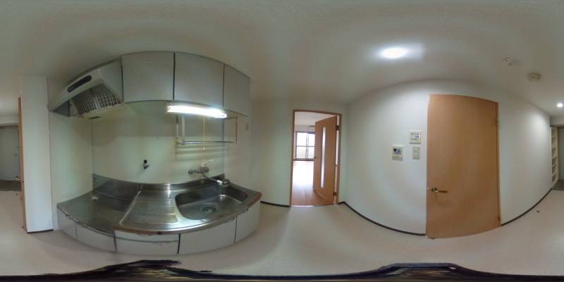 パノラマ画像キッチン