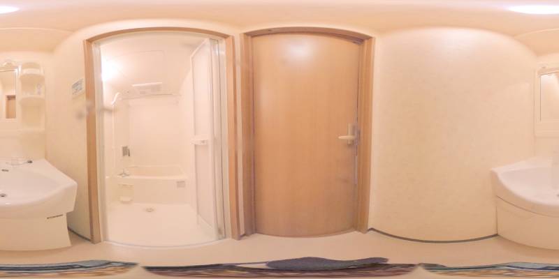 パノラマ画像洗面所