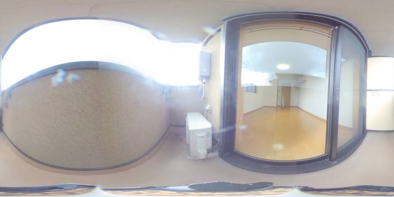 パノラマ画像バルコニー