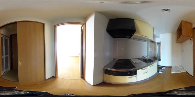 パノラマ画像キッチン