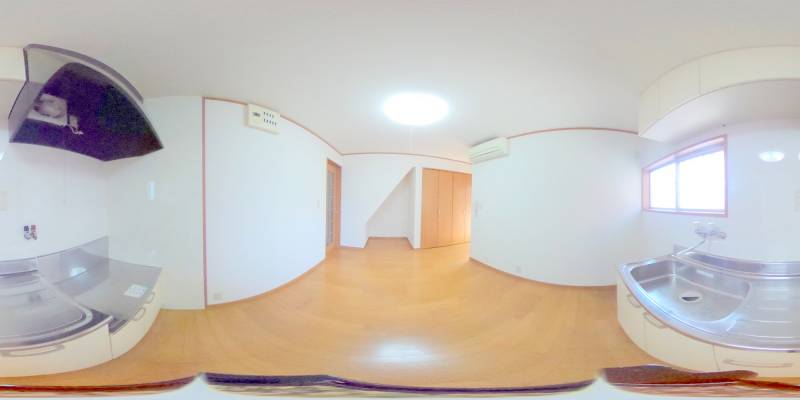 パノラマ画像キッチン