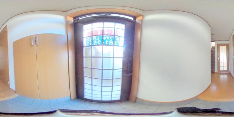 パノラマ画像玄関