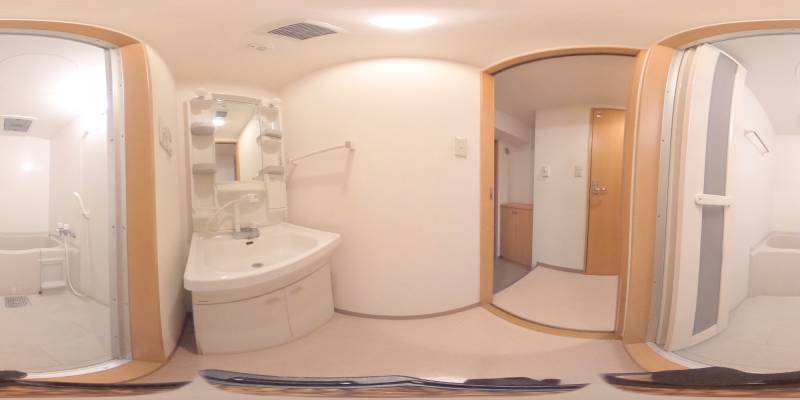 パノラマ画像バスルーム