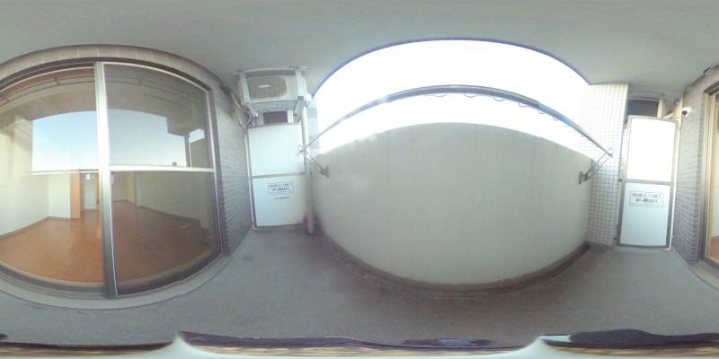 パノラマ画像バルコニー