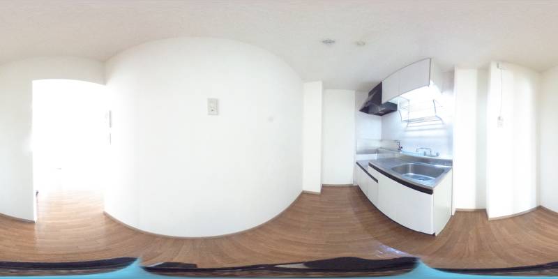 パノラマ画像キッチン