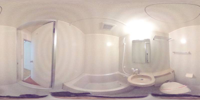 パノラマ画像バスルーム