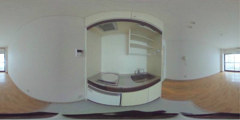 パノラマ画像キッチン