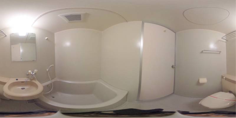 パノラマ画像バスルーム