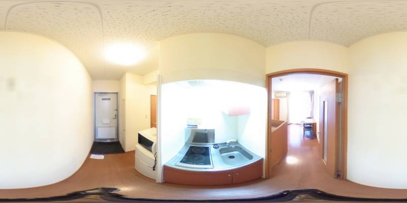 パノラマ画像キッチン