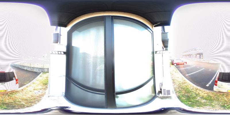 パノラマ画像バルコニー