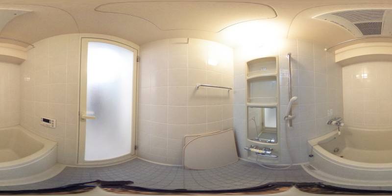 パノラマ画像バスルーム