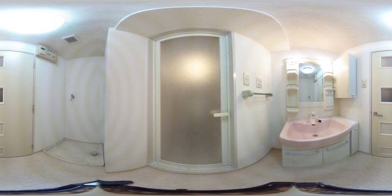 パノラマ画像洗面所