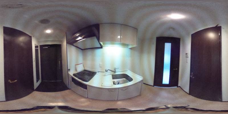 パノラマ画像キッチン