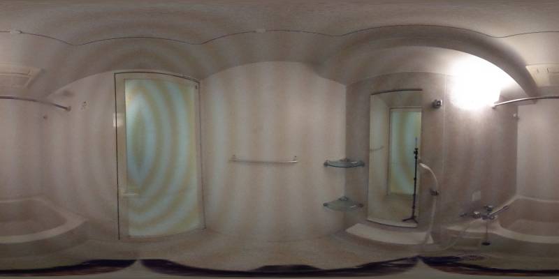 パノラマ画像バスルーム