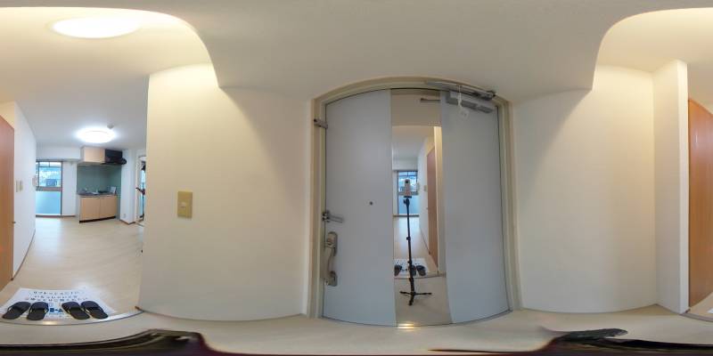 パノラマ画像玄関