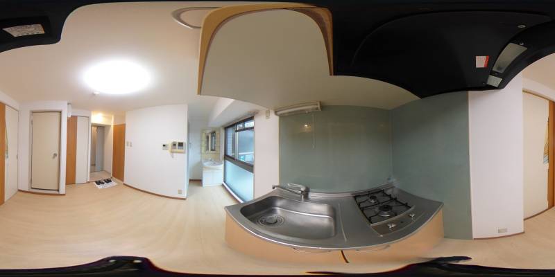 パノラマ画像キッチン