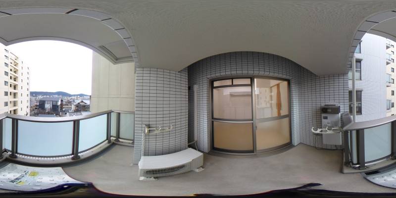 パノラマ画像バルコニー