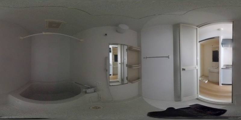 パノラマ画像バスルーム