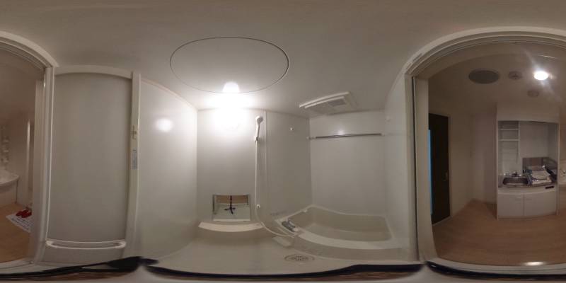 パノラマ画像バスルーム