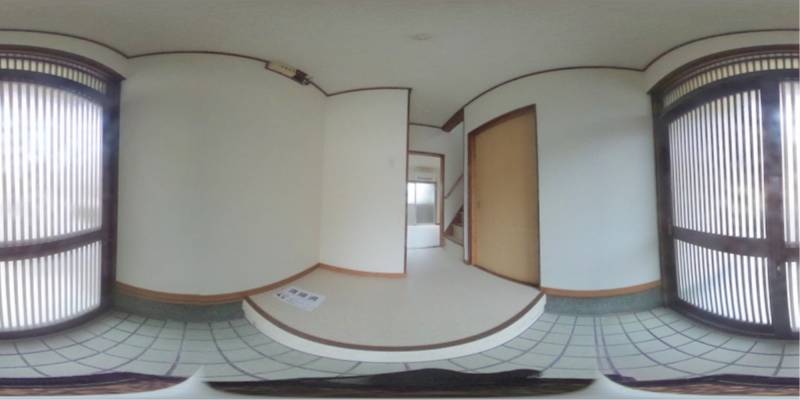 パノラマ画像玄関