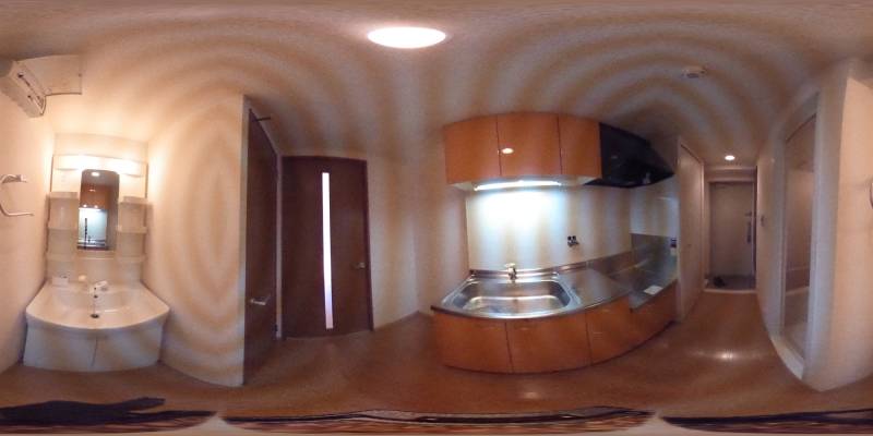 パノラマ画像キッチン