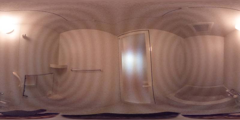 パノラマ画像バスルーム