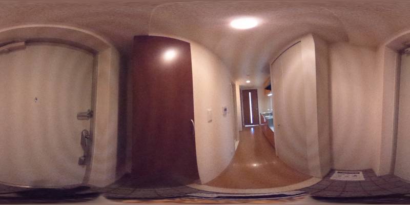 パノラマ画像玄関