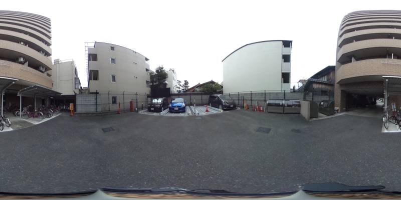 パノラマ画像駐車場