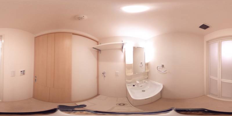 パノラマ画像バスルーム