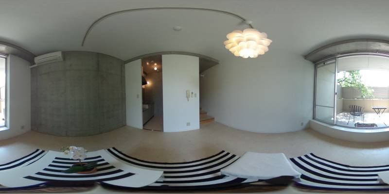 パノラマ画像洋室