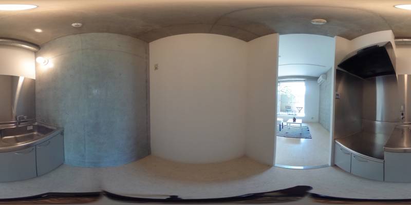 パノラマ画像キッチン