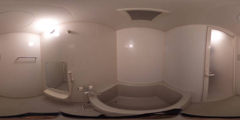 パノラマ画像バスルーム