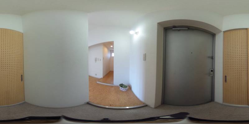 パノラマ画像玄関