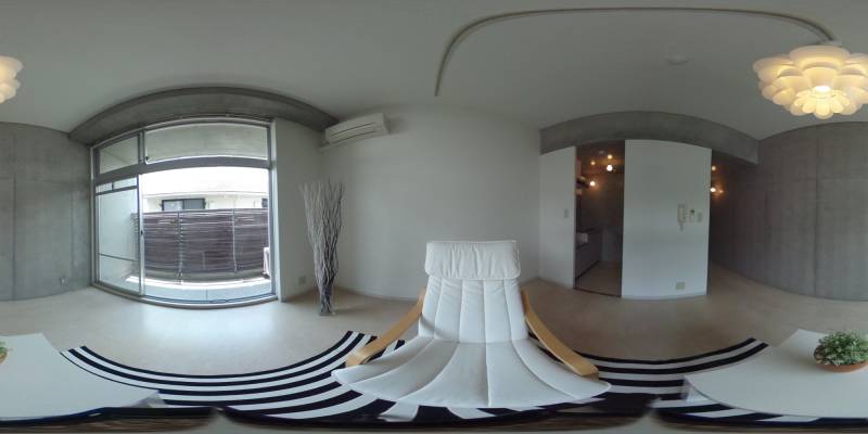 パノラマ画像洋室