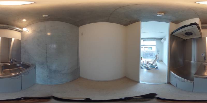 パノラマ画像キッチン