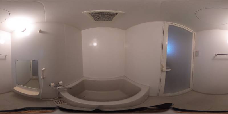 パノラマ画像バスルーム