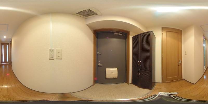 パノラマ画像玄関