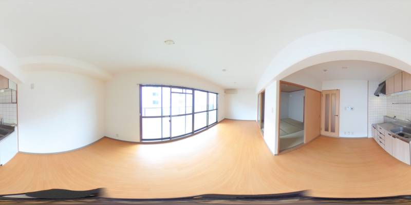 パノラマ画像リビング