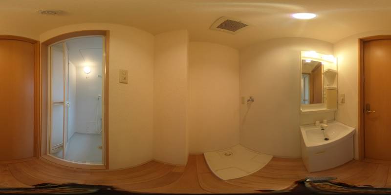 パノラマ画像洗面所