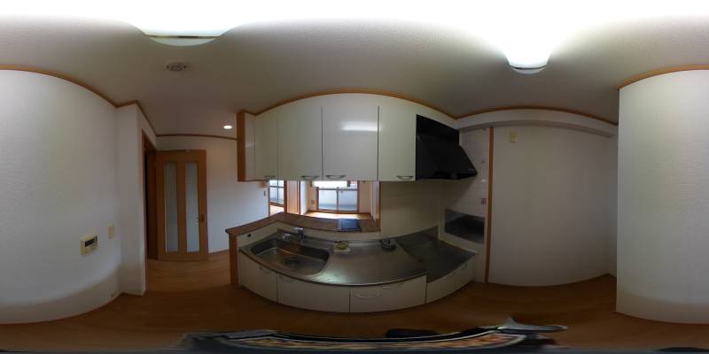 パノラマ画像キッチン