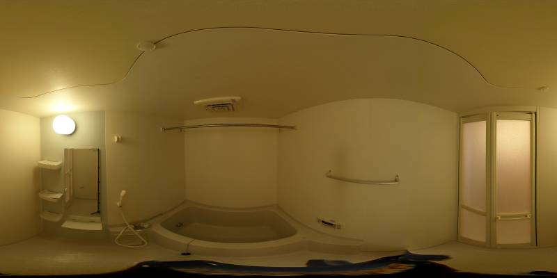 パノラマ画像バスルーム