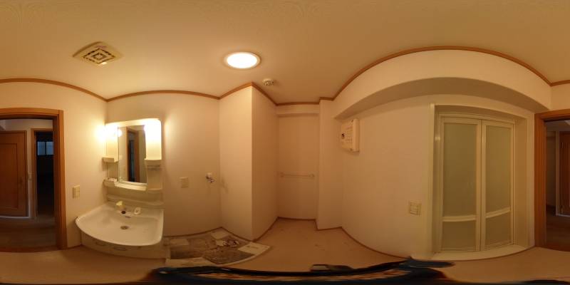 パノラマ画像洗面所