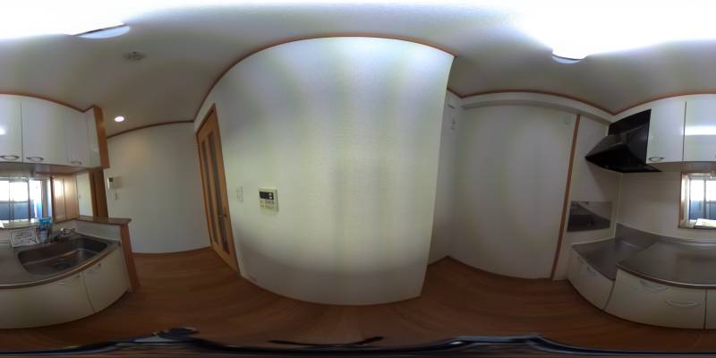 パノラマ画像キッチン