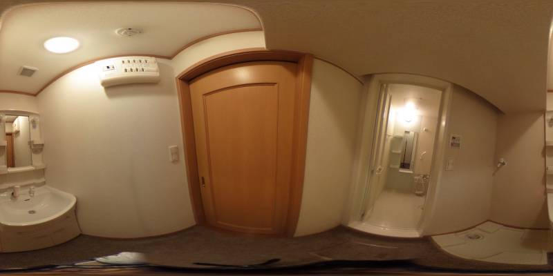 パノラマ画像洗面所