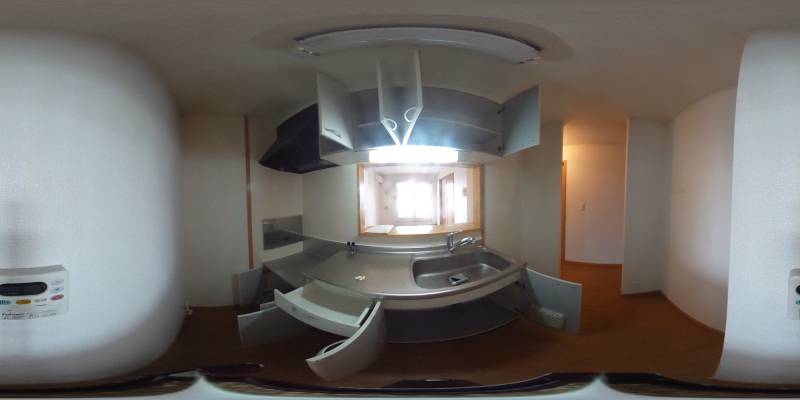 パノラマ画像キッチン