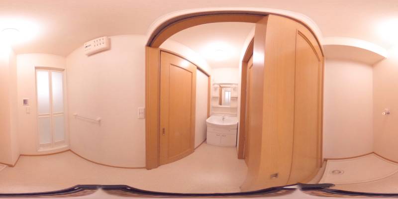 パノラマ画像洗面所