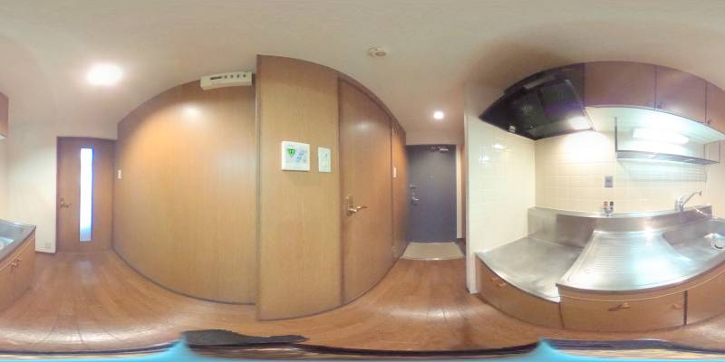 パノラマ画像キッチン