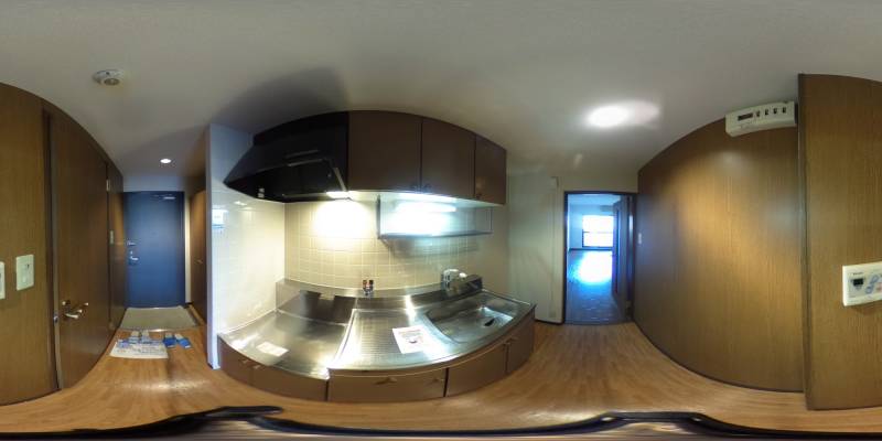 パノラマ画像キッチン